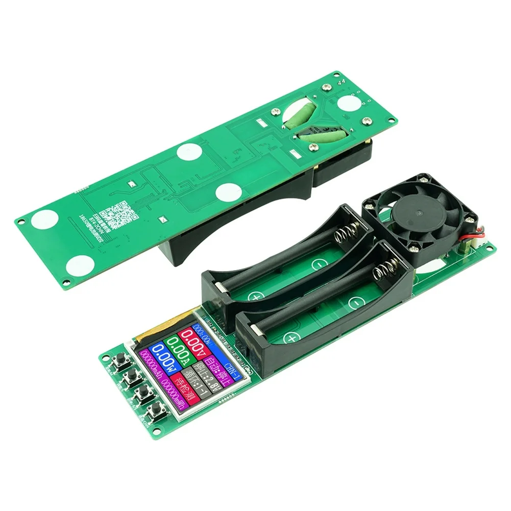 Dual Channel FOR Lithium Cell Capacity Tester with Internal Resistance Measurement Auto Cycling Function and 18.3 x 5 cm Size