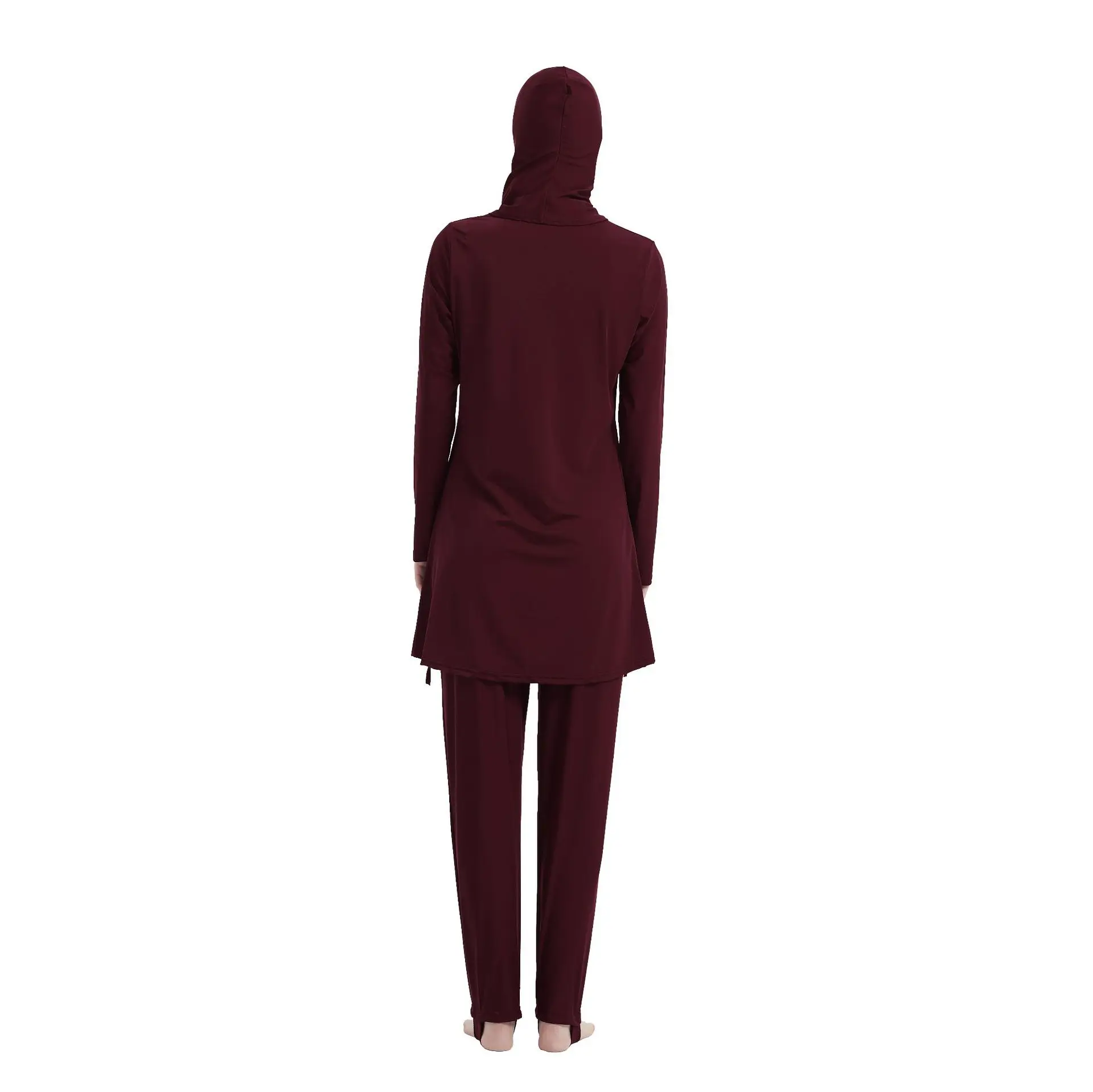 3 uds modesto Burkini Femme Musulmane conjunto De cubierta completa traje De baño musulmán mujeres Maillot De Bain Hijab traje De baño Islam traje De baño
