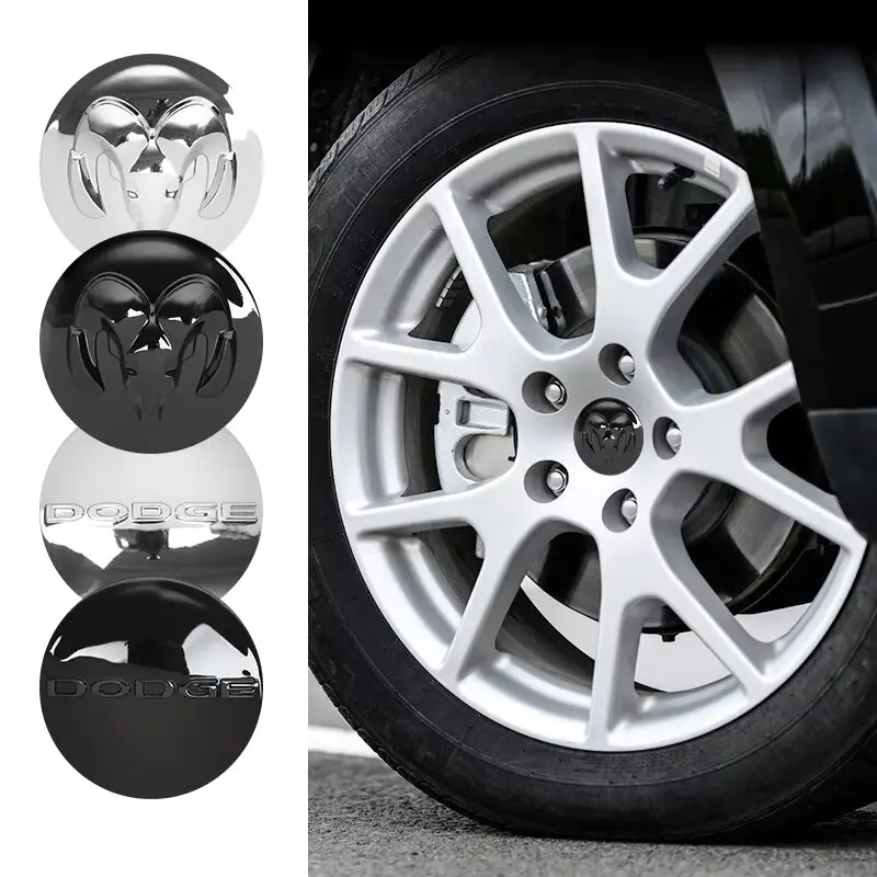 4 Stück 54/60/63mm Auto-Radnabenabdeckungen für Dodge Ram 1500 Durango Journey Caliber Challenger Jcuv Caravan Zubehör