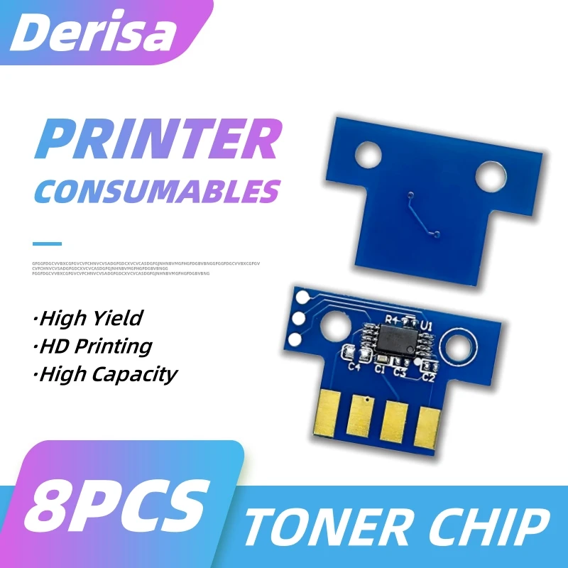

8pcs Chip For Lexmark CS317 CS317dn CS417 CS417dn CS517 CX317 CX317dn CX417de CX517 3K/2.3K