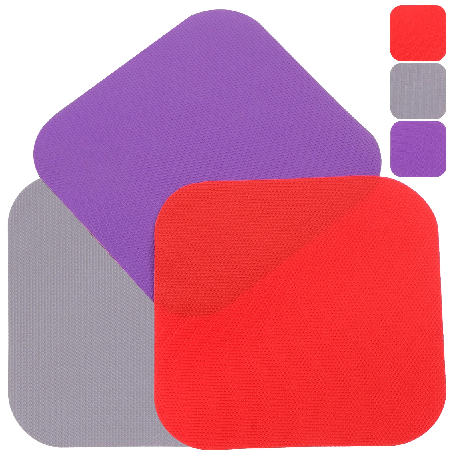 

6pcs Rubber Jar Opener Gripper Mat Non-Skid Square Design For Jar Bottle Lid Kitchen Gadget Household Supplies Multi-Use Cup