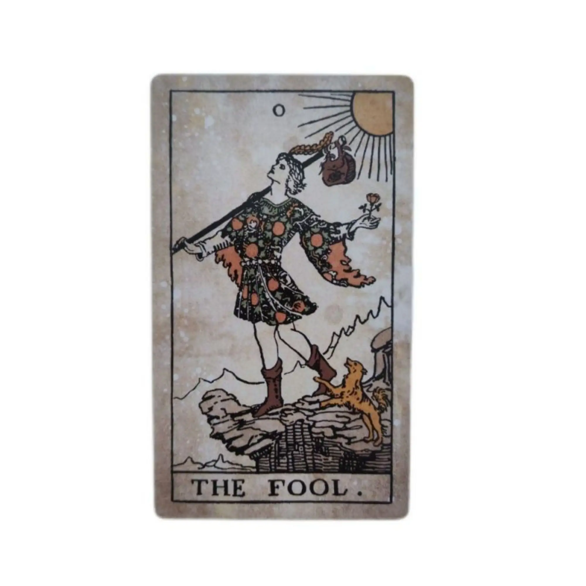 Tarot 12x7cm Vintage Runes Divination High Quality Cards English Deck Learning Prophet for Beginners with Paper Guide Book