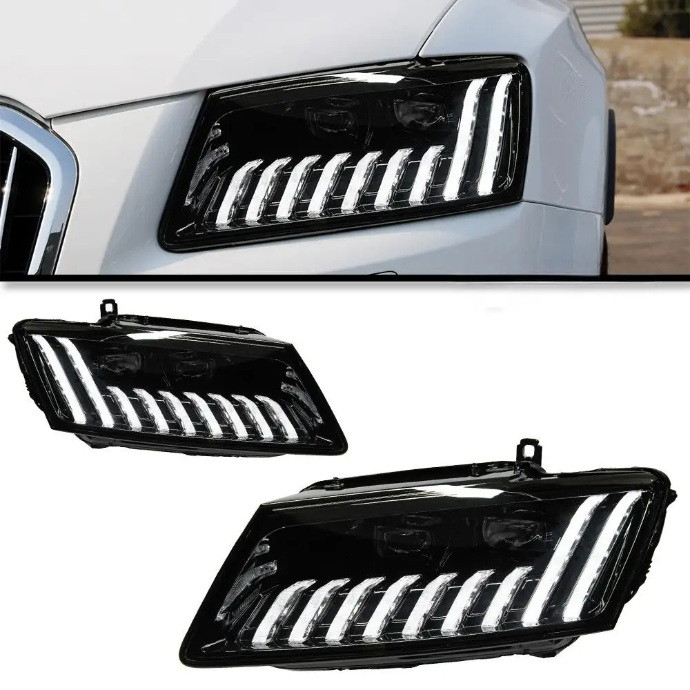 For Audi 2009-2018 Q5 Headlight Assembly LED Car Headlight DRL Signal Projector Lens Lamp Modification Q5 Upgrade Headlight