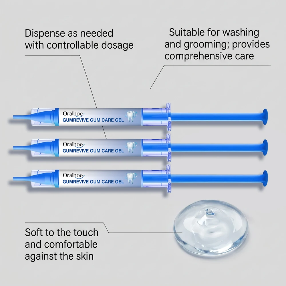 Damaged Gum Repair Care Gel Strengthen Gum Tissue Sensitivity Relief Deep Cleaning Teeth Serum Remove Stains Tartar Oral Care