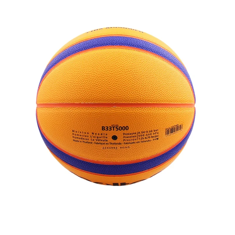 Molten B33T5000 FIBA Elite Basketball-ฝาครอบไมโครไฟเบอร์ระดับพรีเมียมและกระเพาะปัสสาวะบิวทิลสําหรับลีกมืออาชีพ