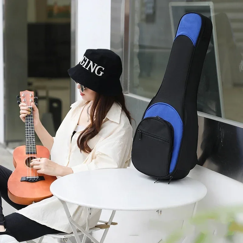 

Thicken Ukulele Bag 20mm Pad 600D Oxford Waterproof Cloth Concert Tenor Soprano Ukulele Shockproof Cover Case Color Optional