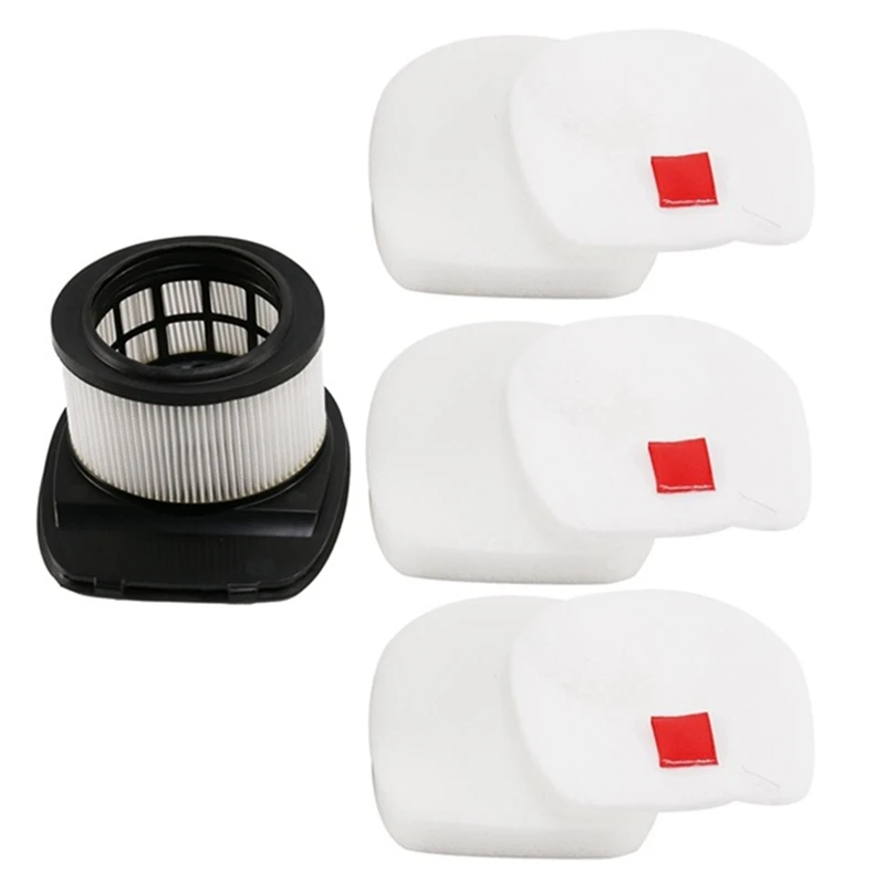 فرشاة أرضية بكرة وفلتر رغوة مجموعة لسمك القرش IC300 ، فلتر HEPA ، قطع غيار مكنسة كهربائية ، IZ251UK IZ102