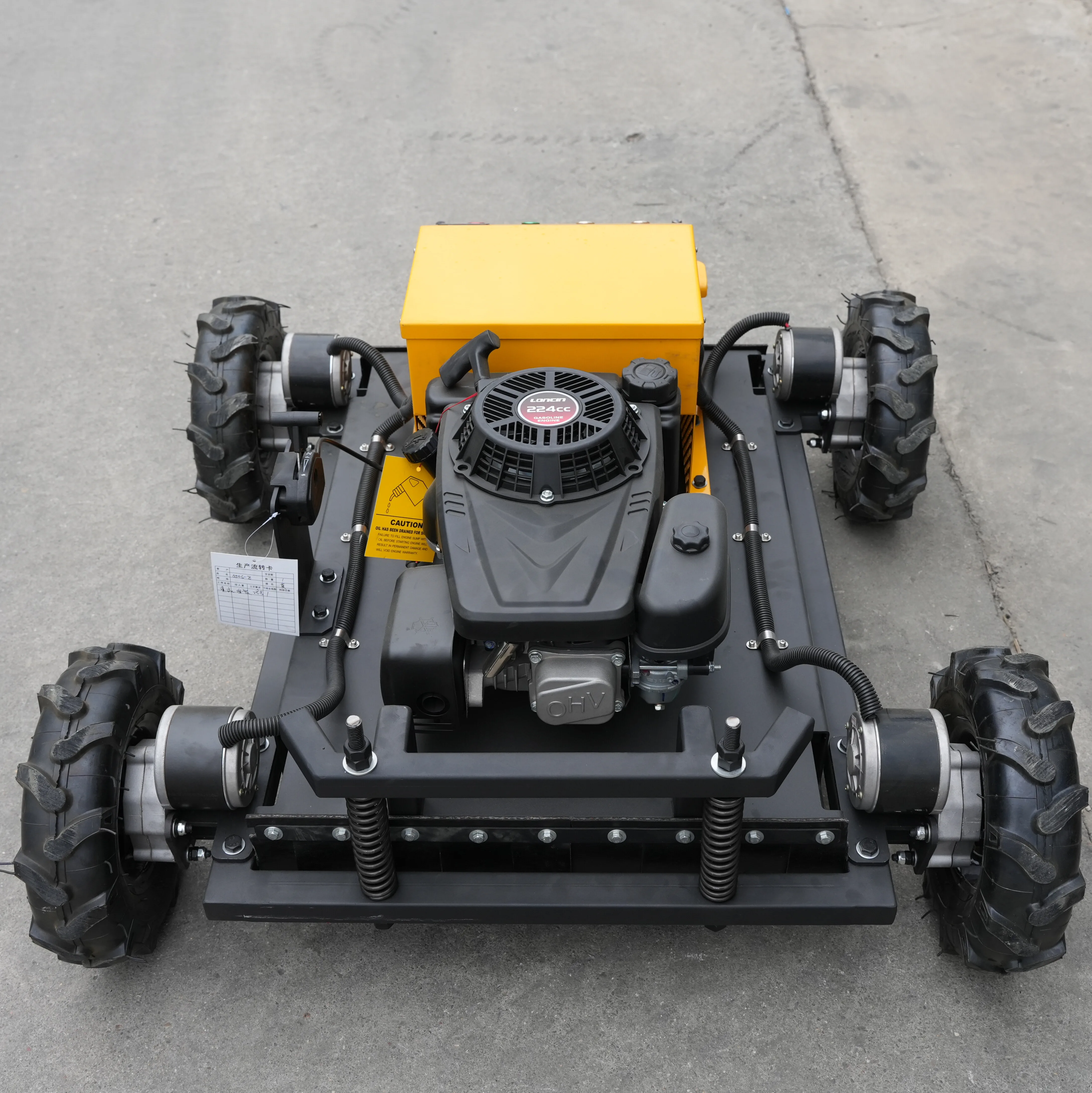 Customized Small Automatic Lawn Mower Commercial Remote Control Simple Design