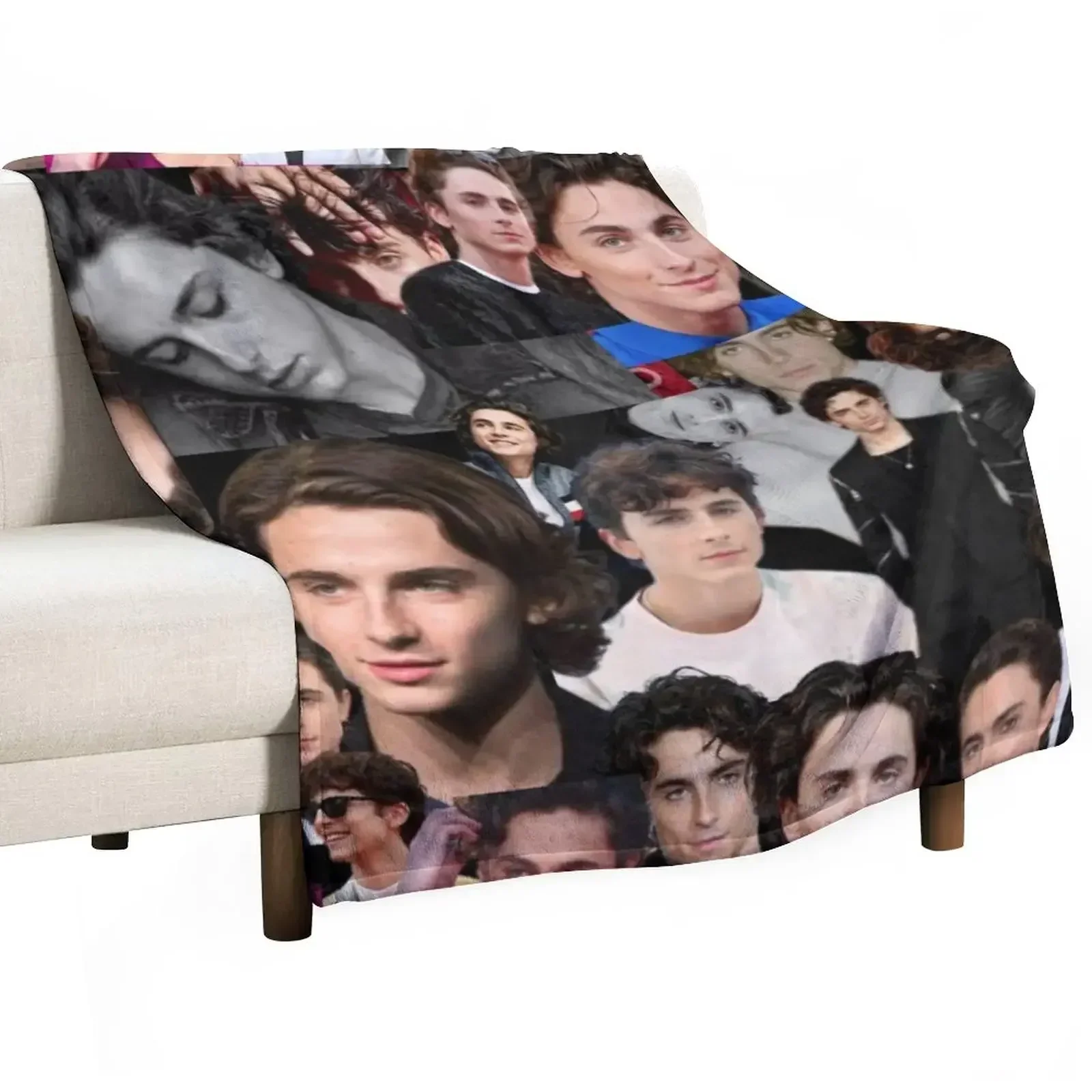 

Timothee Photo Collage Throw Blanket Furry Heavy Luxury St Blankets