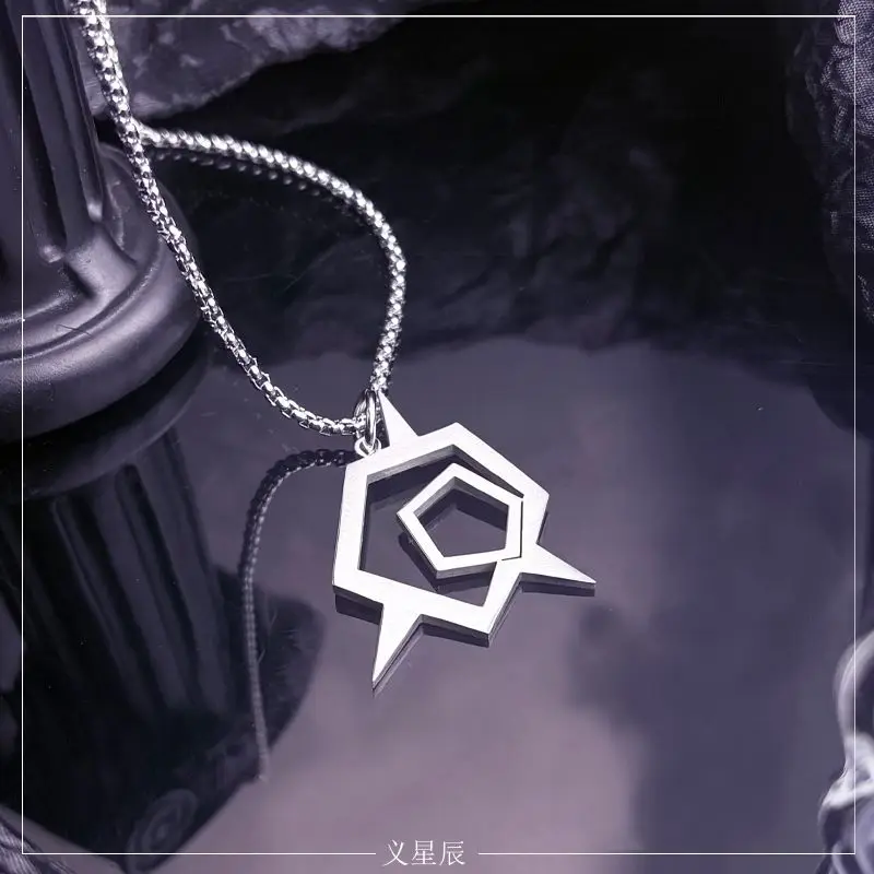 

Anime Blue Archive Onikata Kayoko Necklace Pendant Beads Chain Necklaces Cosplay Jewelry Gift