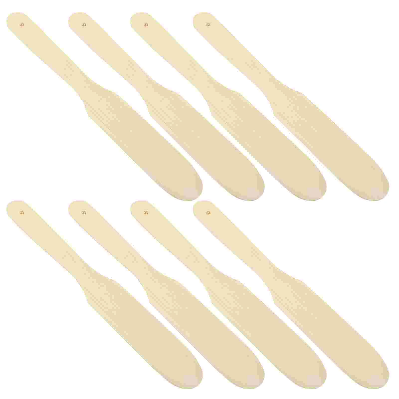 8 Pcs Mixing Spoon Dumpling Stuffing Spoons Bamboo Scoop Fillings Making Pickling Kitchen Supplies Wonton Tools Restaurant