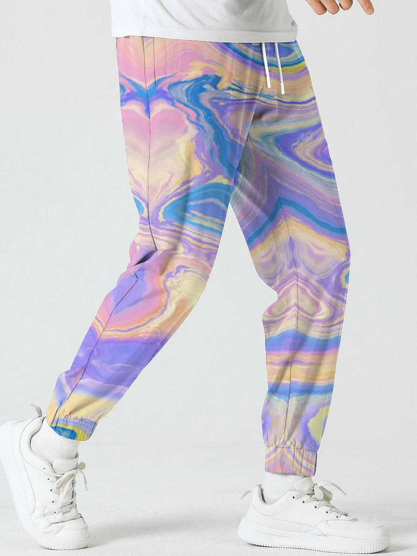 Marmor Muster Gedruckt Hosen Männer Frauen Casual Hosen Herbst Outdoor Sweatpant Mode Männlichen Streetwear Jogging Hosen