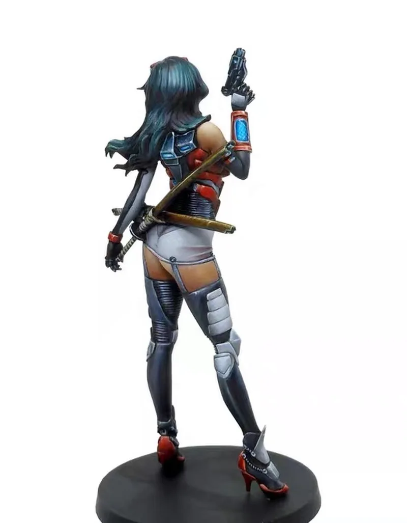 Figurine de guerrier féminin sexy en résine, Micro Miniature Gk, modèle blanc imprimé en 3d, jouet, Kit non assemblé et non peint, 1/20