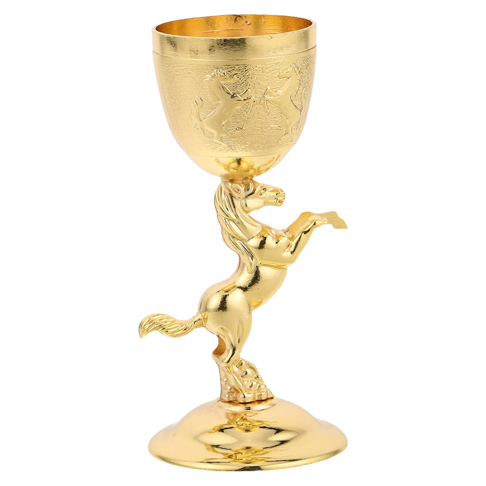 

Horse Mug Vintage Metal Small Wine Cup For Wedding Reception Goblet Household Drinkware Reusable Decorative Tea Liquor Zinc