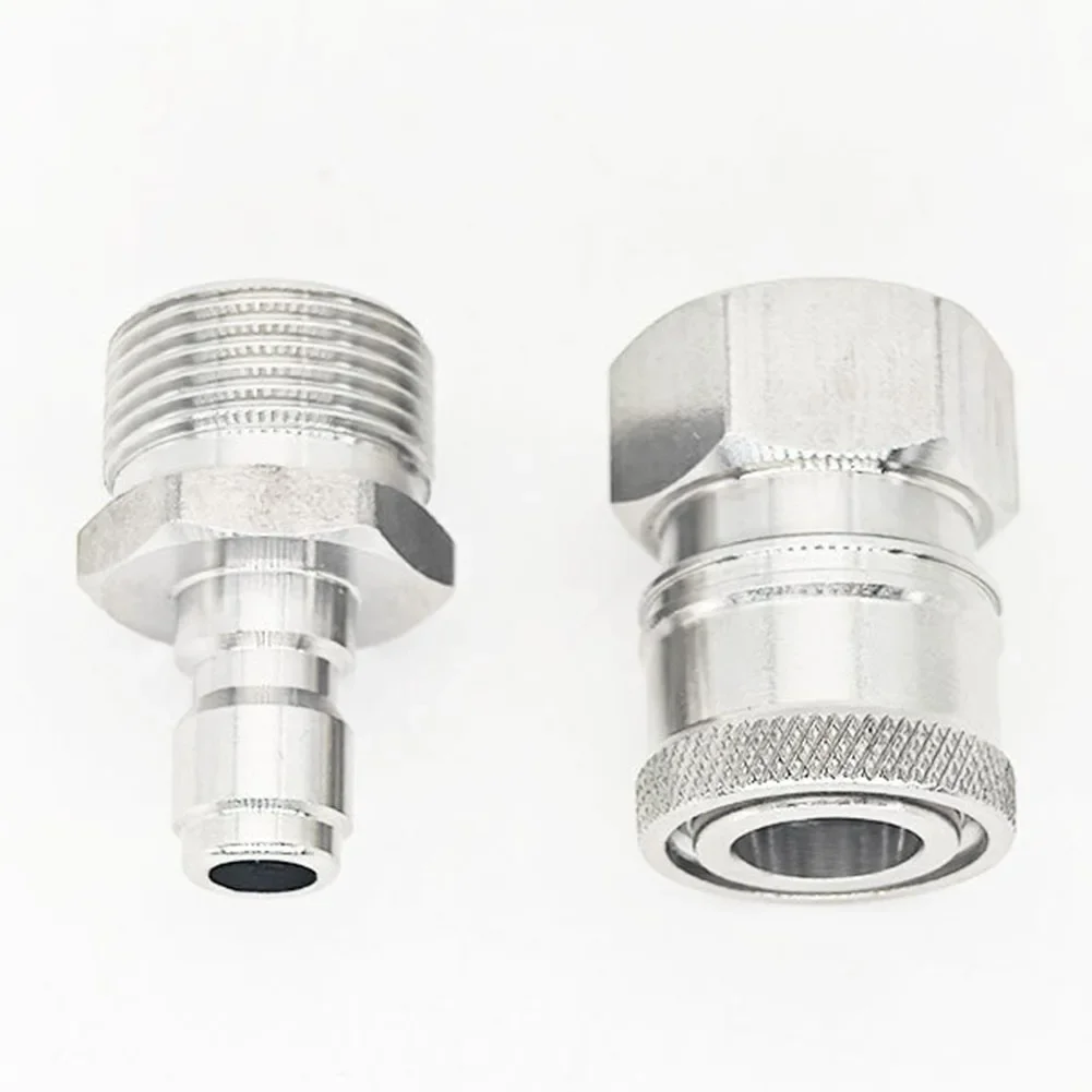 Quick Attachment Connector Stainless Steel Connector Robust Material Construction Versatile Compatibility Highpressure