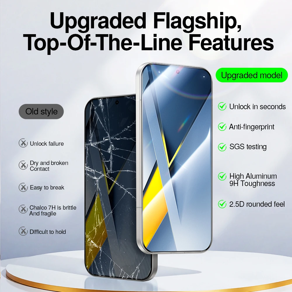 SmartDevil Tempered Glass for Redmi K100 Pro Max Screen Protector for Redmi K100 Pro K90 HD Anti Fingerprint Drop Proof