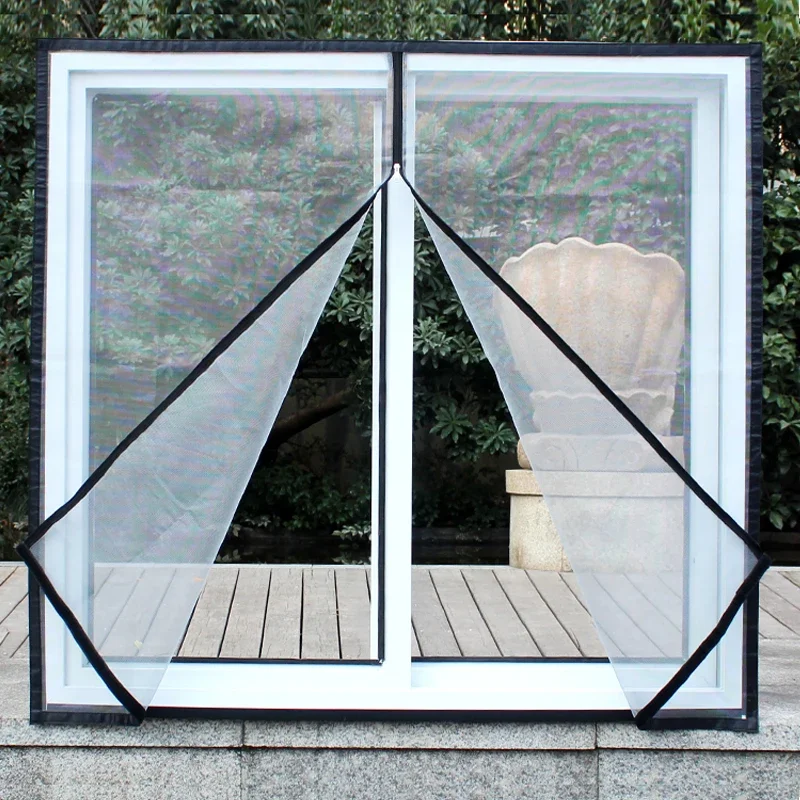 Zipper Mosquito Net, Window Mosquito Net Anti-mosquito Netting Anti-mosquito Window Screen Size Can Be Customized for windows