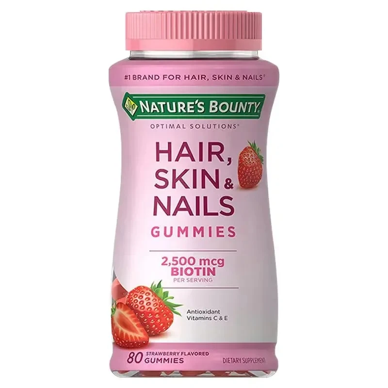 

Nature's Bounty Hair Skin Nail Solutions Collagen Gummy Biotin 80Tablets