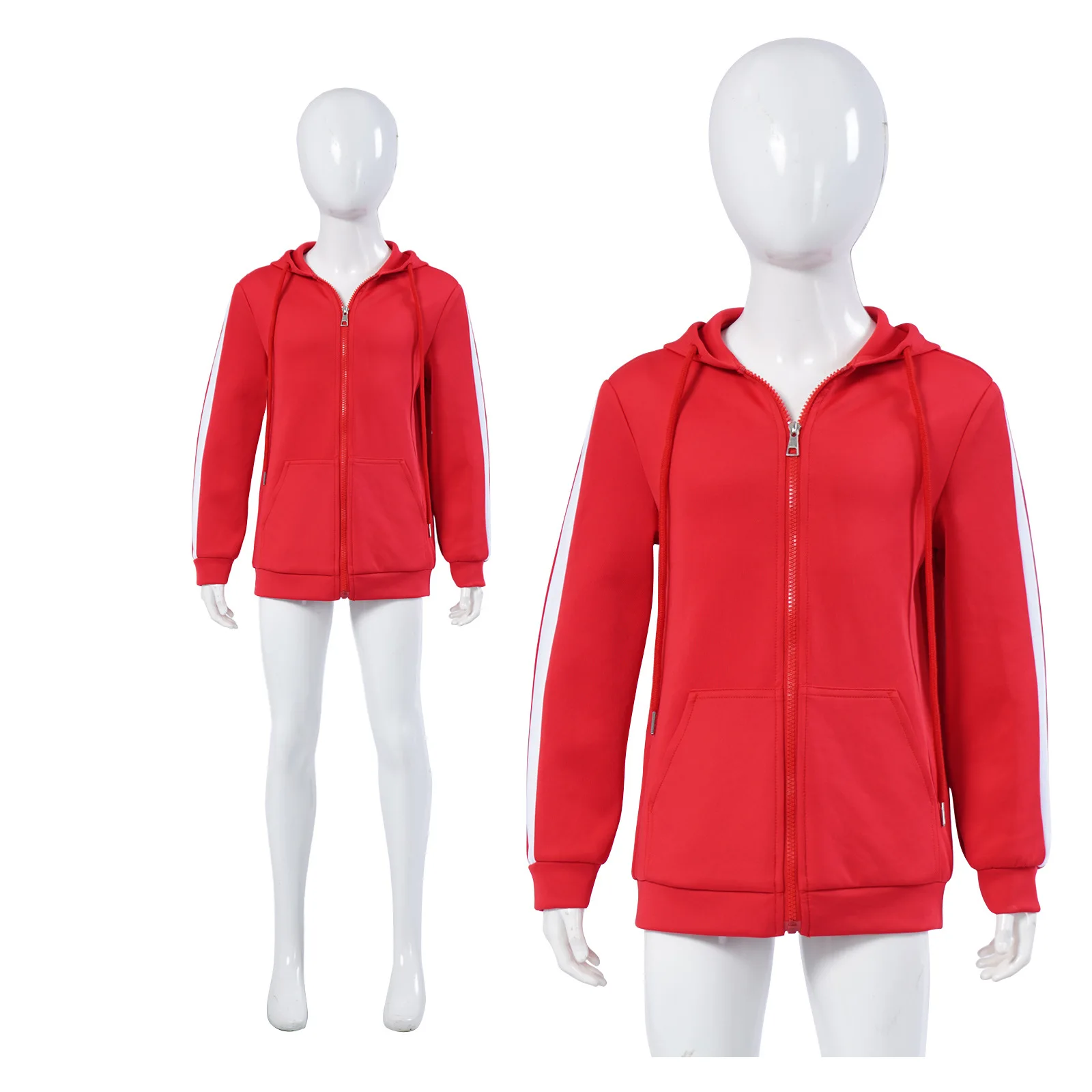 Miguel Riveras Coco Cosplay Costume Red Zipper Coat Jacket Boys Halloween Carnival Cosplay Miguel Customized Clothes view 4