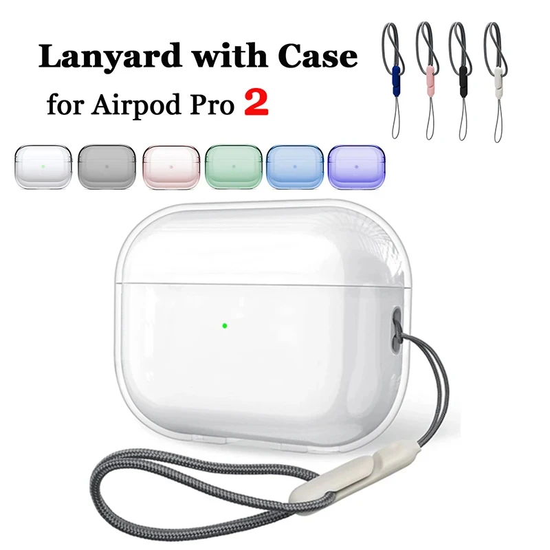 Pro 2 weiche Silikon hülle für Apple Airpods Pro 2 Fall drahtlose Kopfhörer transparente Hülle mit