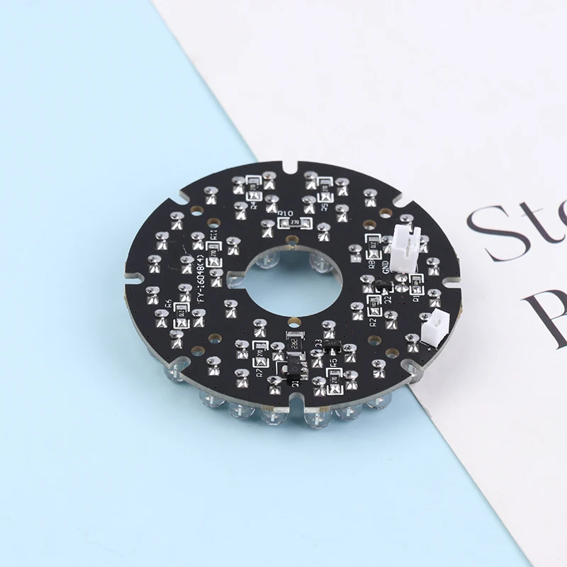 48pcs-LED 850NM Illuminator IR Infrared Board Night Vision Light Lamp For 50 CCTV Surveillance Camera Housing Diameter 60MM