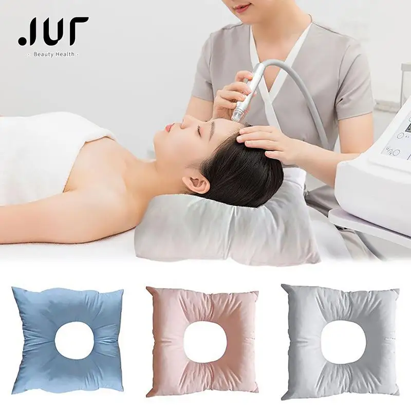 Facial Massager Beauty Salon Body Pillow O-hole Face Down Cushion Hollow Parlors Cotton Comfortable Pearl Reusable