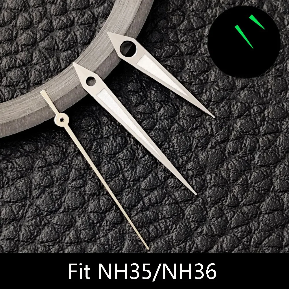 Jarum Jam Tangan nh35/nh36 date_just Model Baton untuk Mesin Jam Otomatis Mekanik Jepang nh35/nh36/nh38/nh70, Aksesoris Jam Tangan