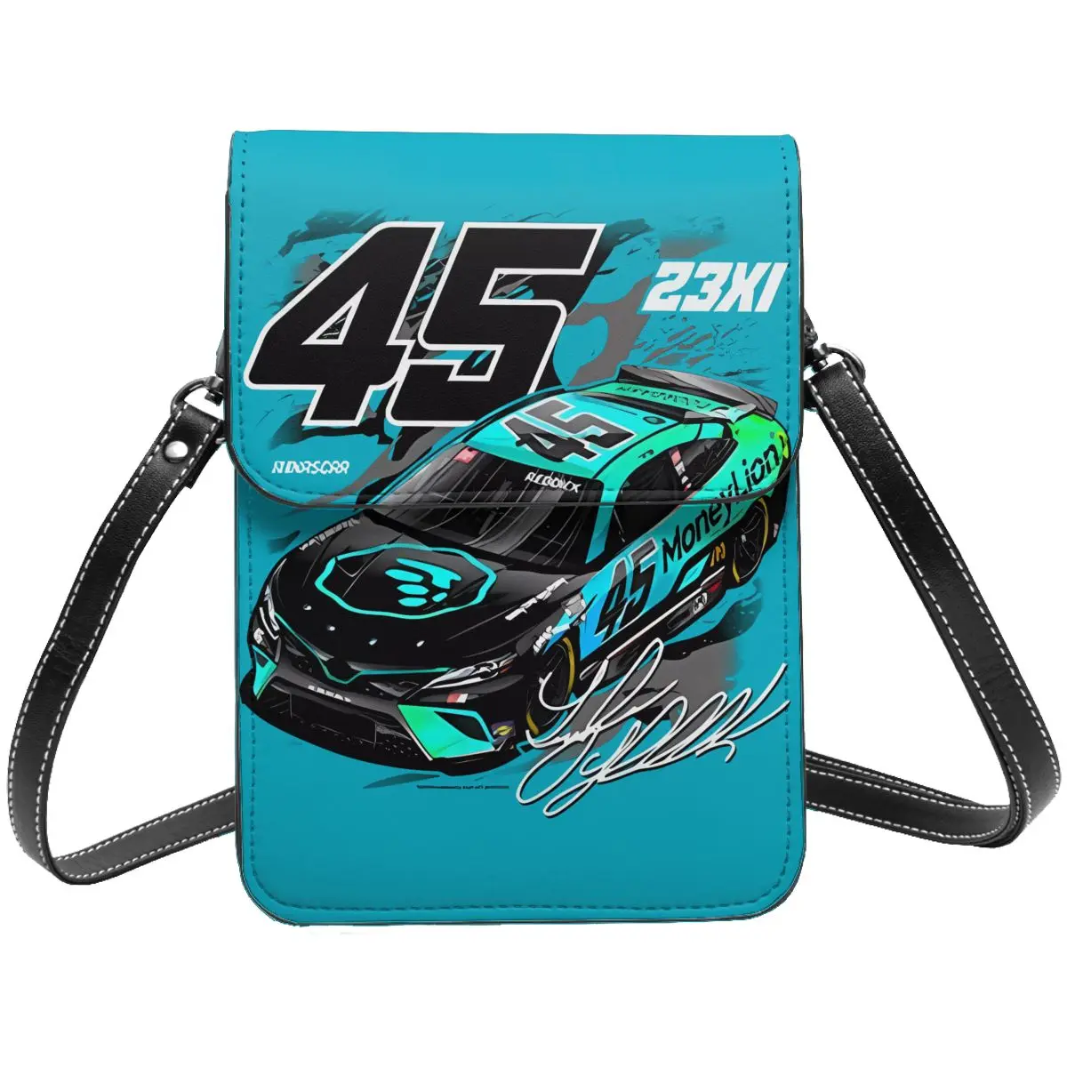 Tyler Reddick 45 Crossbody Wallet Cell Phone Bag Shoulder Bag Cell Phone Purse Adjustable Strap