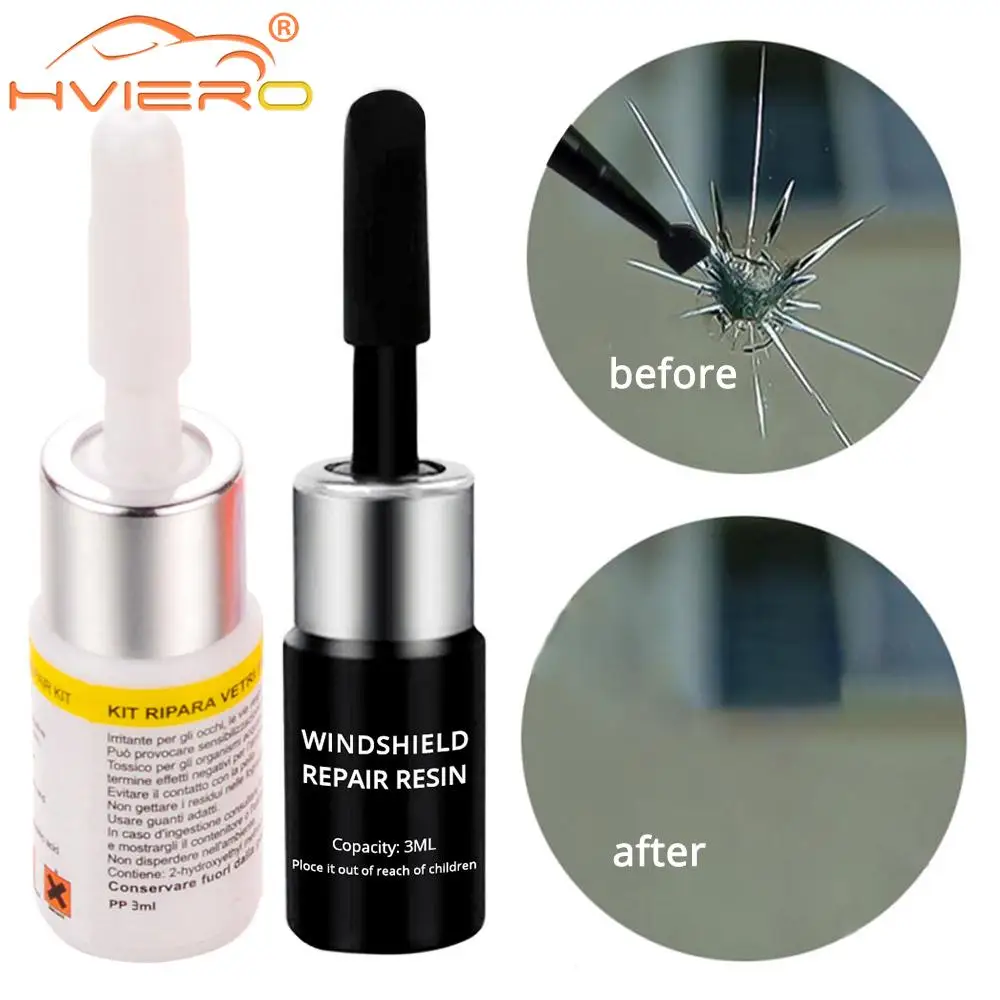 

Car Windshield Cracked Repair Tool DIY Window Phone Screen Kit Restoration Curing Glue Auto Glass Scratch Crack Restore No Trace