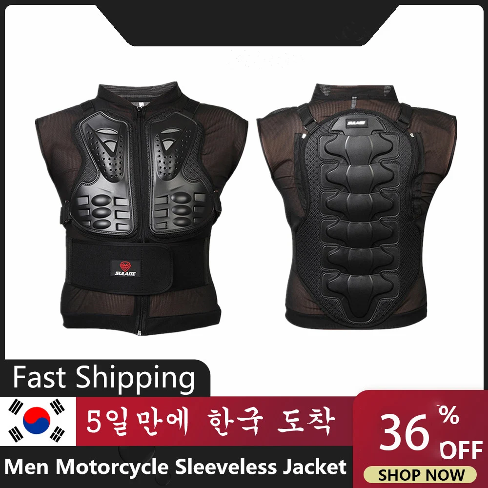 

Motorcycle Armor Protector Vest For Men ​Fashion Gothic Off-road Cycling Sleeveless Armor Protector Gear Motorcycle Accessories