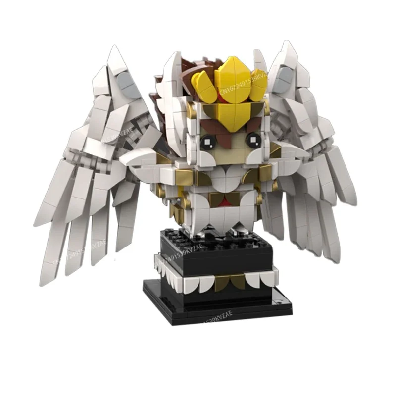 Anime Saint Seiyaed Brickheadz Japanese Athena Building Blocks Action Figures Glacier Zilong Ikki Bricks Warrior Kids Toys