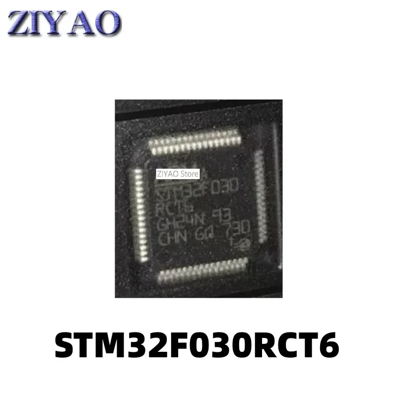 5PCS STM32F030 STM32F030RCT6 STM32F030RC QFP64 microcontroller chip