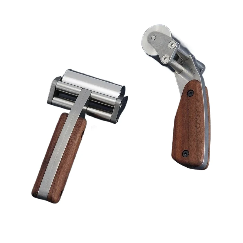 

630g/60mm heavy - duty stainless steel roller, DIY leather handmade roller tool