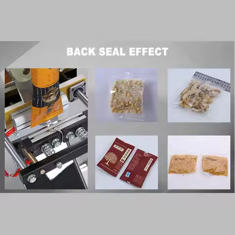 Vertical Candy Packaging Machine Particle Pouch Gummy Weigh Filling Machine for Dry Spices Powder