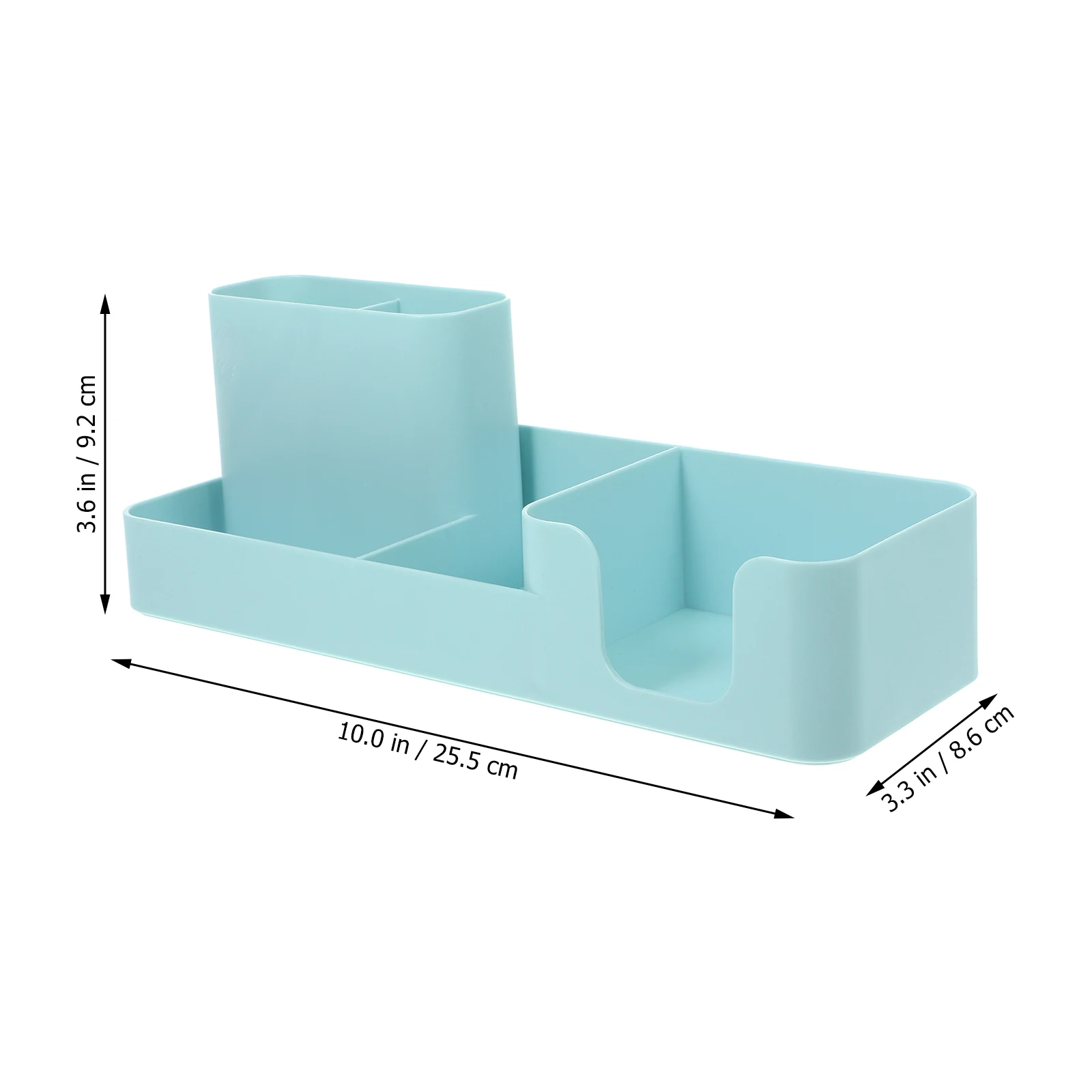 

Partition Pen Holder Storage Box Desk Stand Pencil Accessories Aesthetic Plastic Organizer for Office Work
