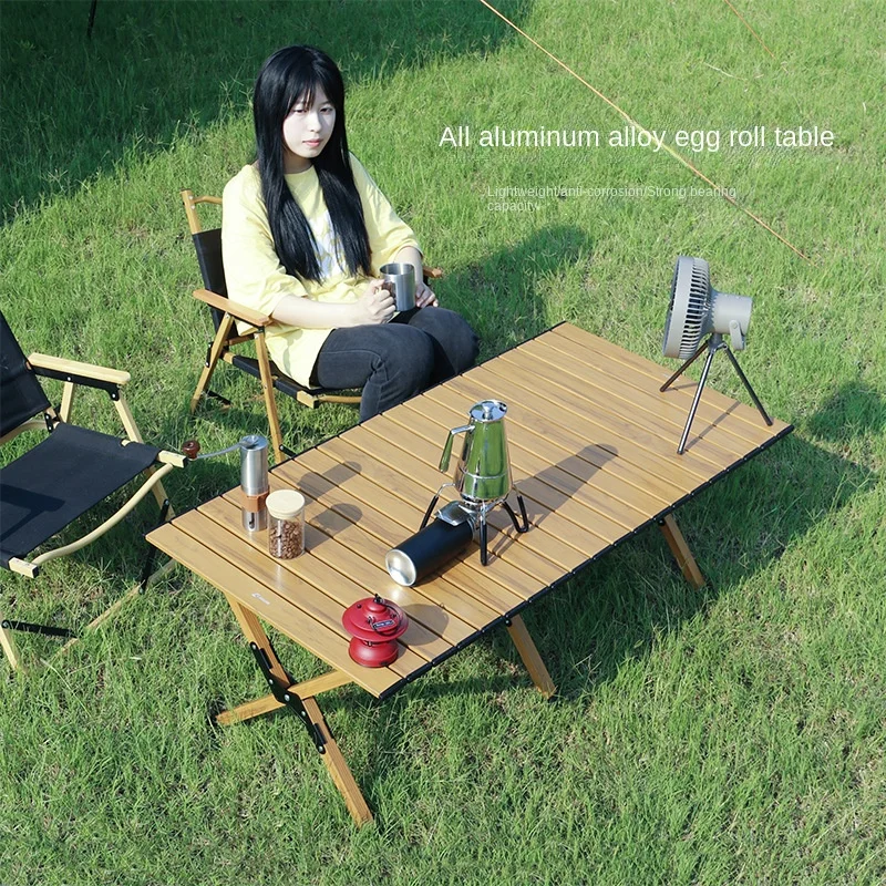 Outdoor foldable table aluminum camping picnic