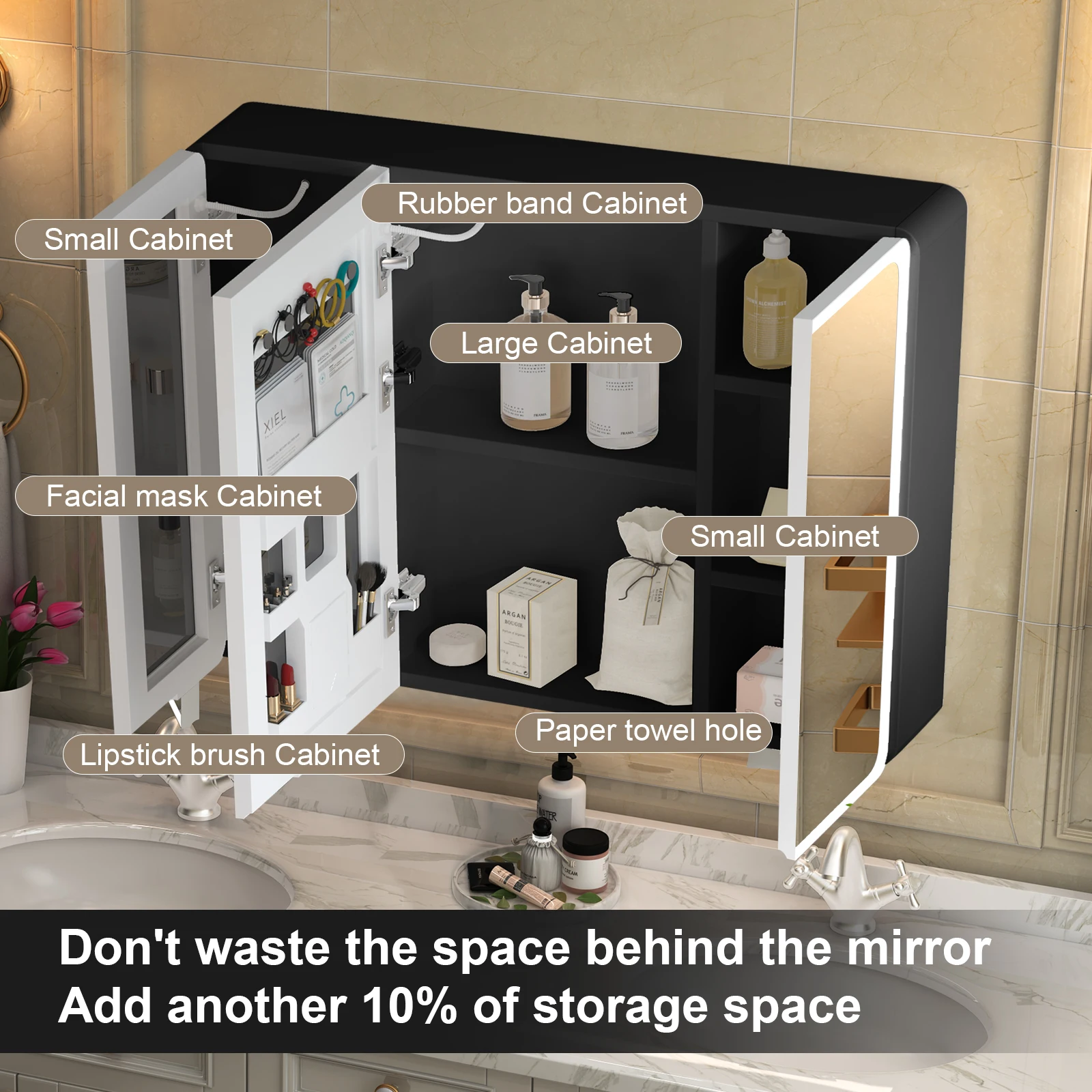 LED Bathroom Medicine Cabinet 5