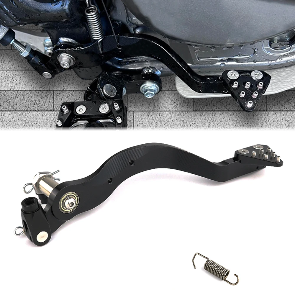

Motorcycle Aluminum Adjustable Brake Pedal Lever Footrest Rear Brake Lever Pedal DR650 1996-2021 2022 2023 2024 2025 For Suzuki