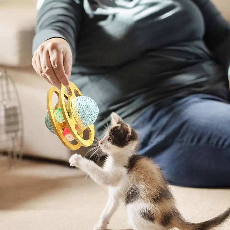 

Cat Scratcher Ball Cat Accessories For Indoor Cats Natural Sisal Rope Cat Toys For Indoor Cats Interactive Cat Kicker Animal