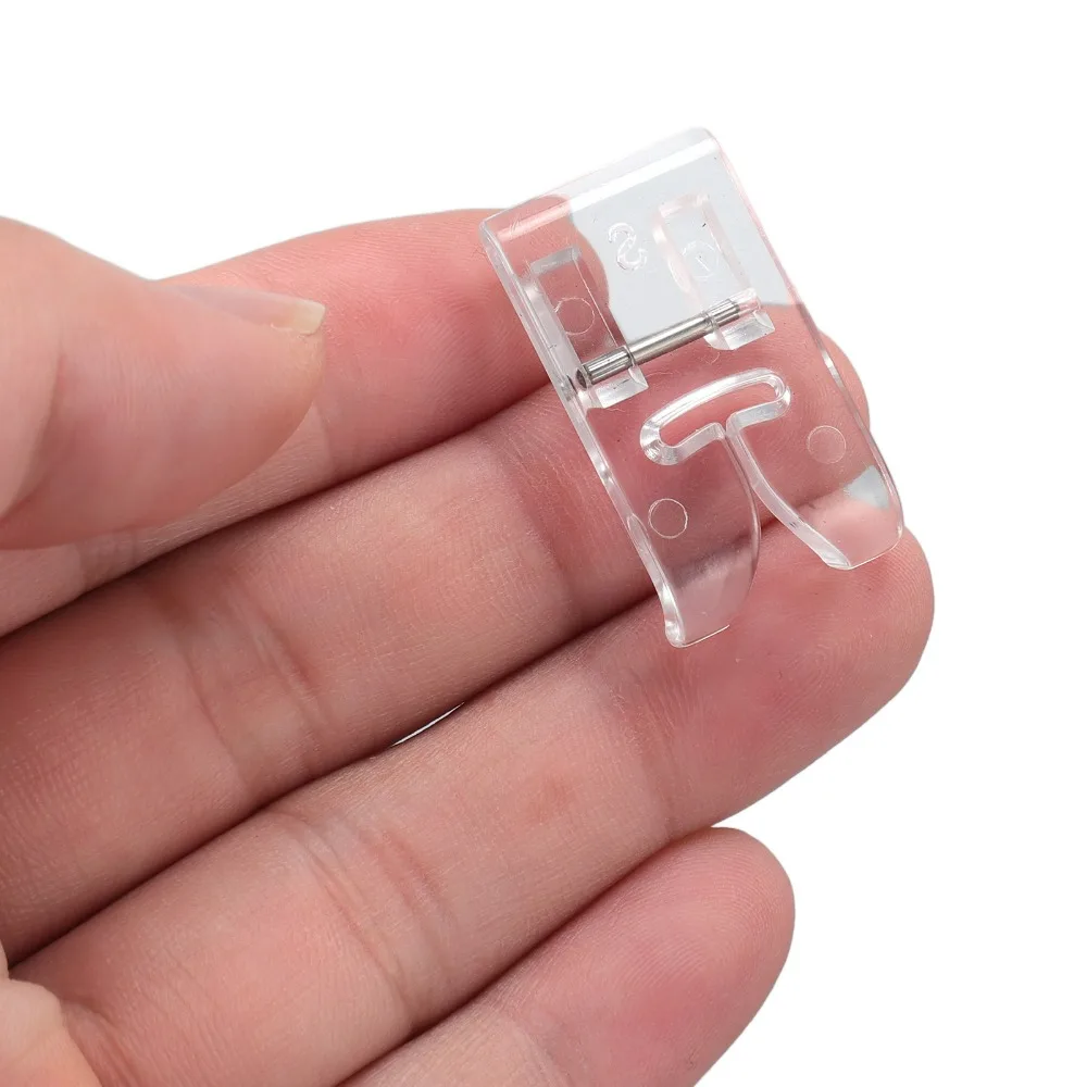 

Универсальная сменная прижимная лапка 7 мм S, прижимная лапка для швейной машины, прозрачная прижимная лапка, точность шитья