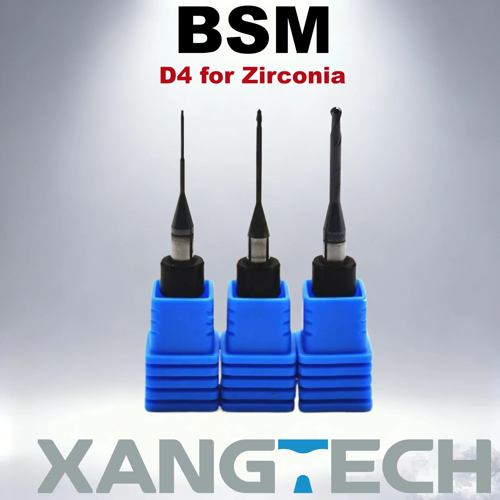 

XANGTECH Dental BSM Zirconia Milling Bur DC/DLC D4mm Dental Materials CAD CAM Milling Cutters Dental Tools