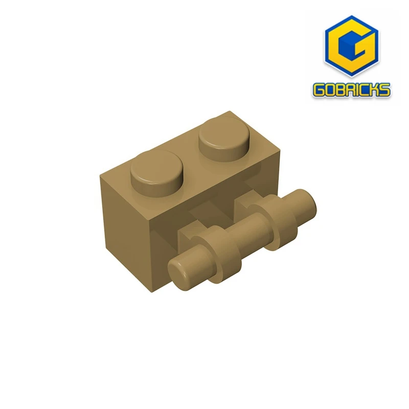 Gobricks GDS-652 BRICK 1X2 WITH STICK compatible with lego 30236 children's DIY Educational Building Blocks Technical