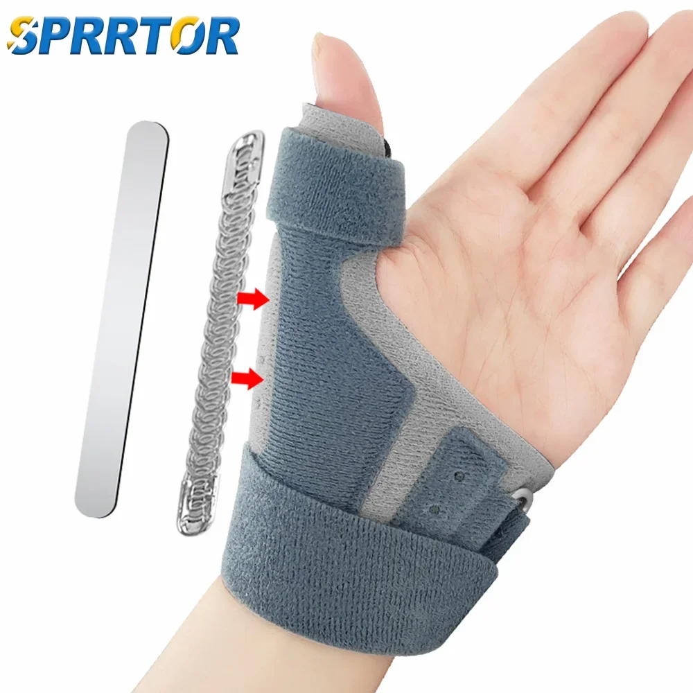 Thumb Splint Support Brace for Tenosynovitis Arthritis Tendonitis Trigger Thumb Immobilizer Fits Men Women Left and Right