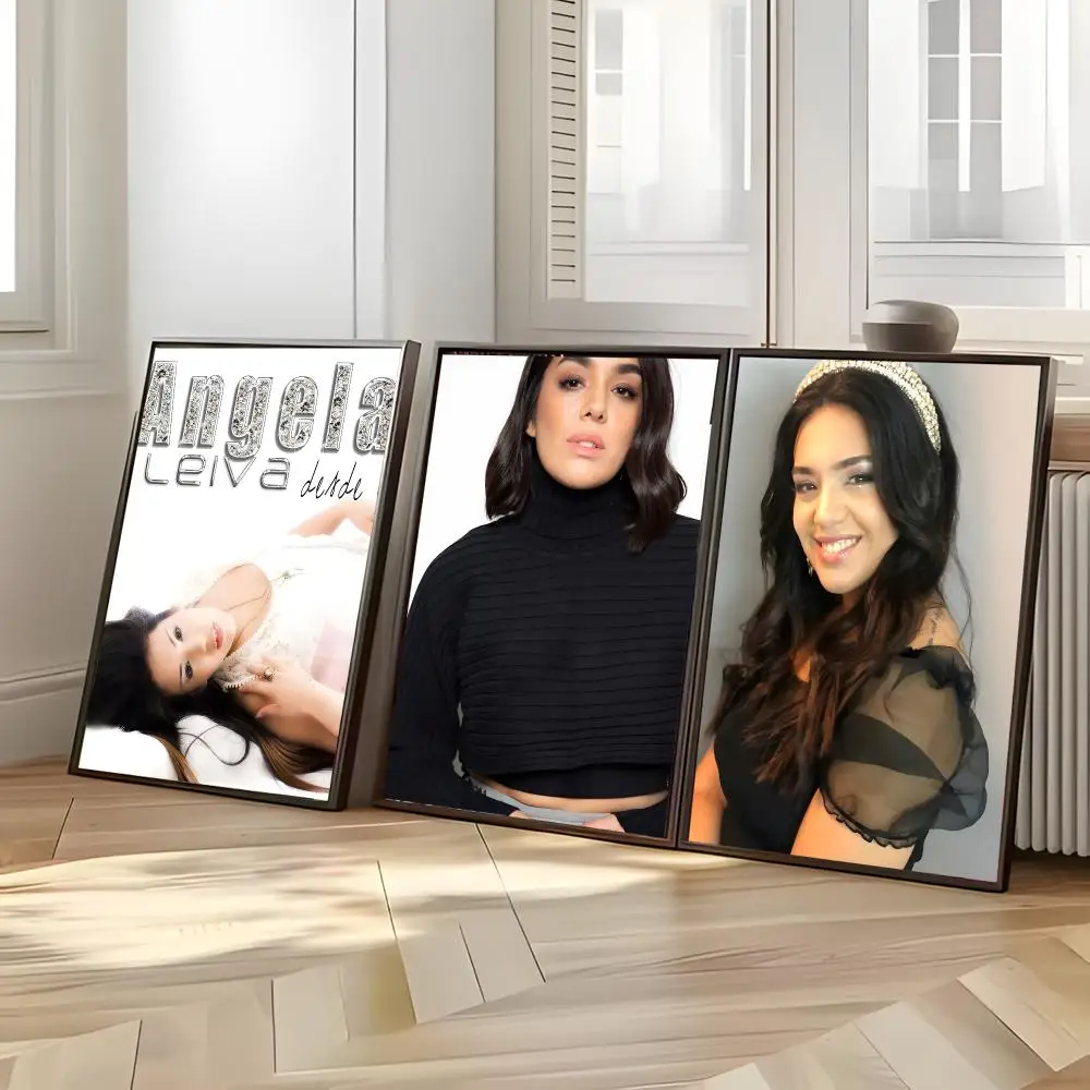 Passionate Singer A-Angela Leiva Poster Distinct Home Decor Concepts Chic Indoor Art Pieces