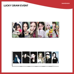 IVE Girl Group 1st EP IVE MINE Special Luck Card Shoot Stand Up Glasses Round Yujin Gaeul Wonyoung LIZ Rei Leeseo Small Card