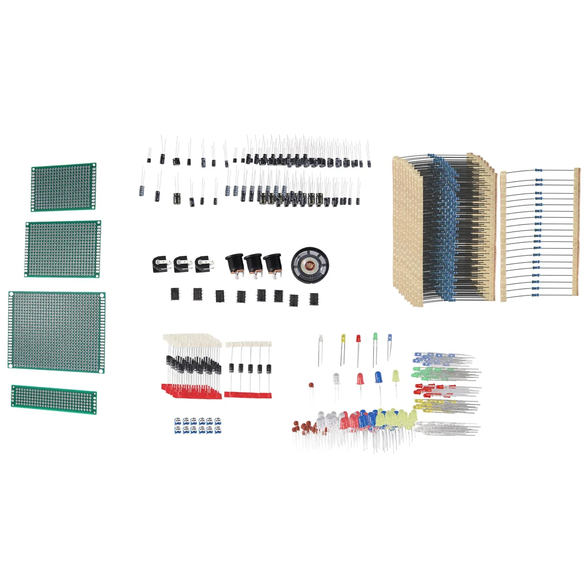 1900Pcs R3 Electronic Components Kit Ultimate Edition A of Common Capacitors Resistors