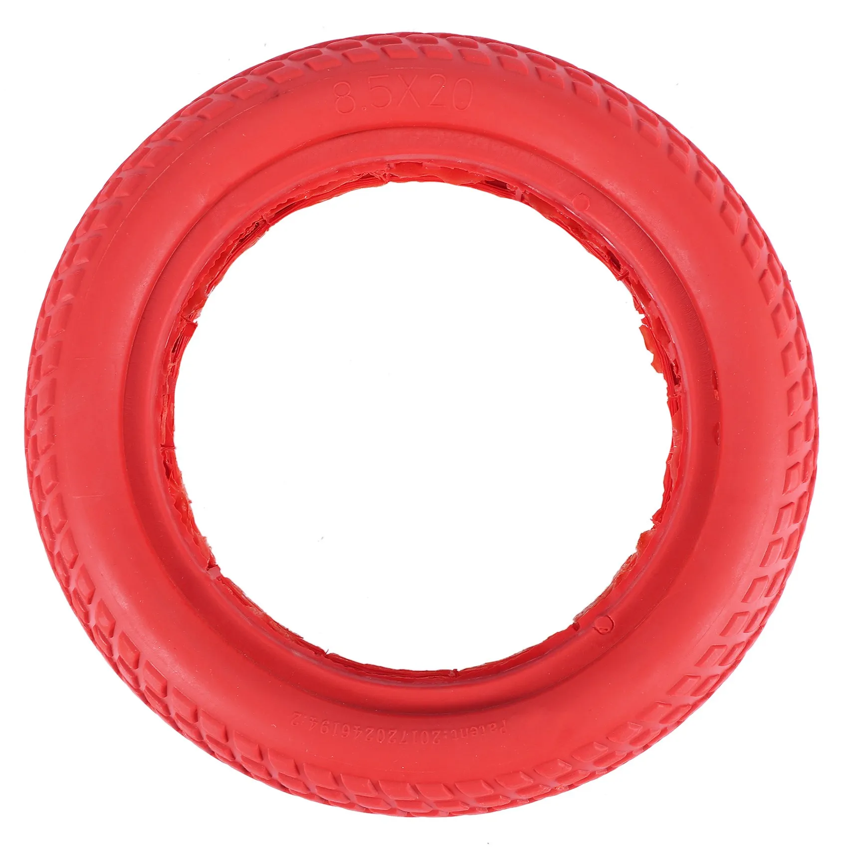 8.5 Inch Electric Scooter Rubber Solid Tire Damping Tyre for M365 1S Pro, Red