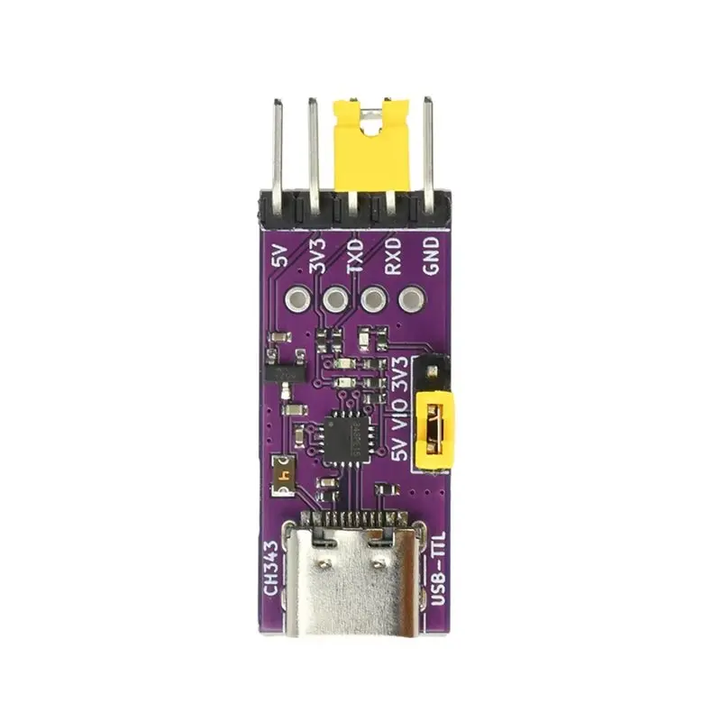 CH344 CH348 Chip USB To TTL Serial Port Communication Conversion Module USB Type-C Interface 6Mbps High-Speed-ABIU