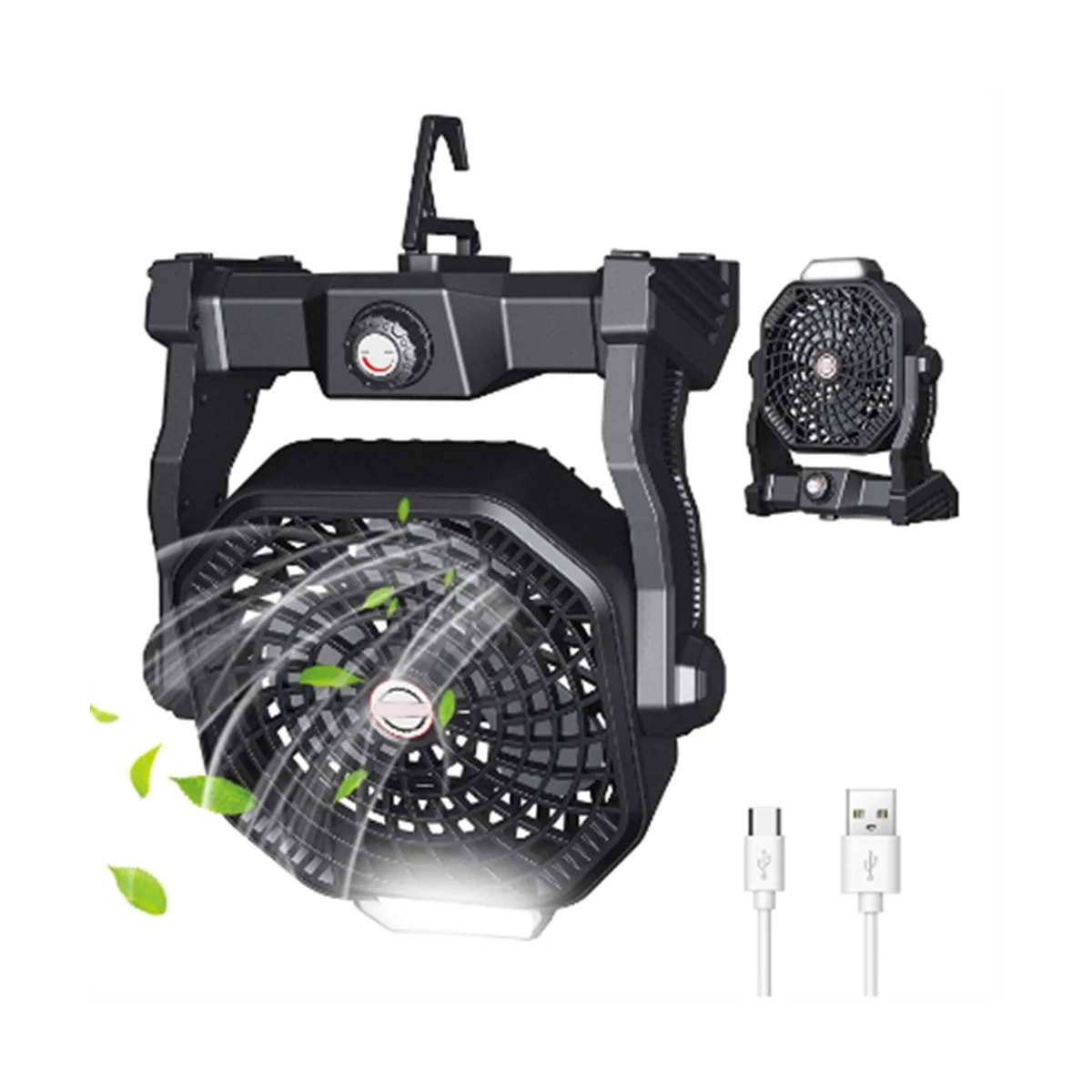 

Portable Fan,Rechargeable Fan Battery Operated Fan,Quiet and Adjustable Head Fan,Small USB Fan For Various Activities