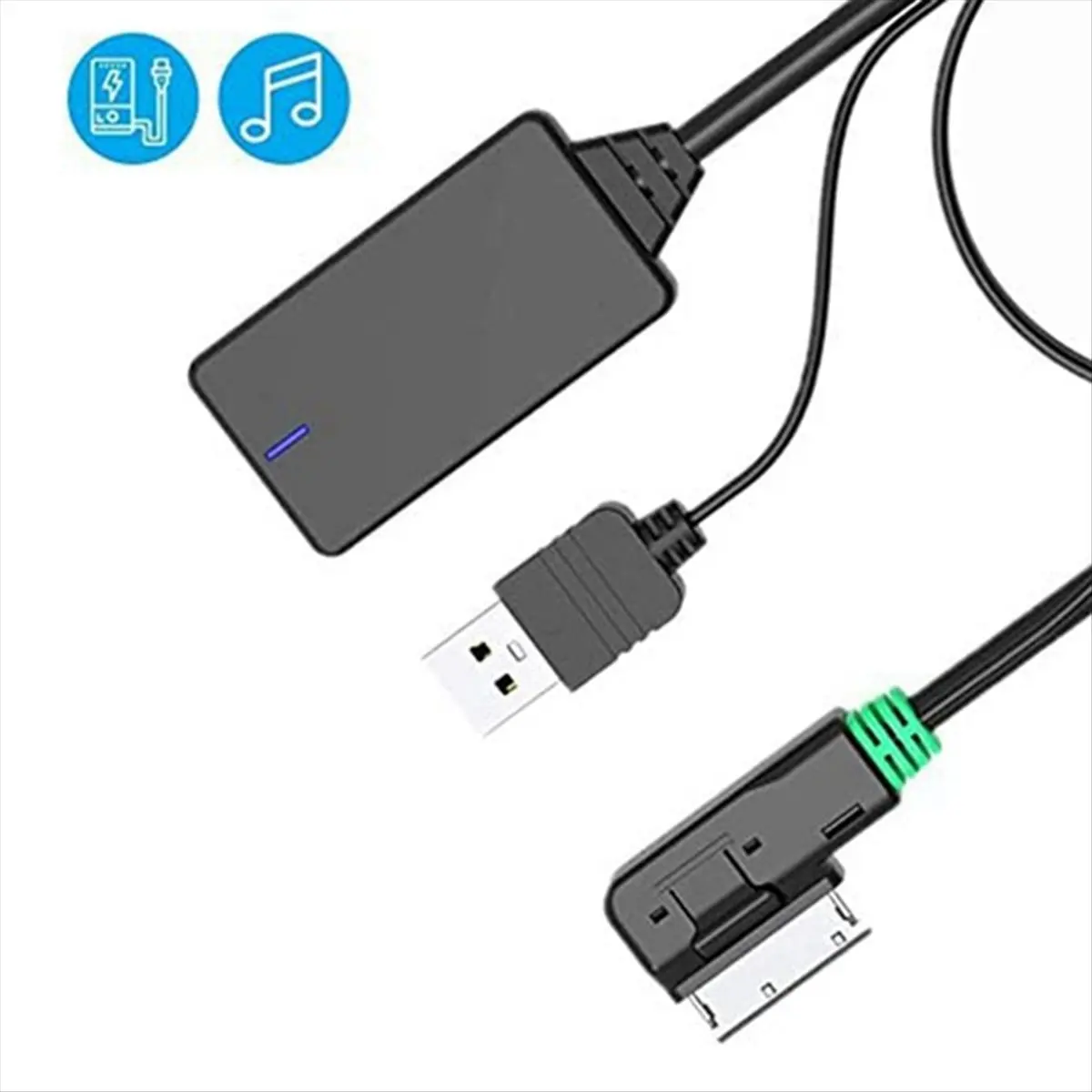Cable de música inalámbrico Universal AMI Bluetooth 5,0, adaptador de Audio USB, Cable adaptador de música 2G 3G para VW, Golf,